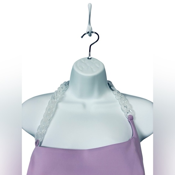 Marciano for Guess, Lilac Bustier Crop Top With Chain, Small - Picture 3 of 11